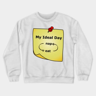 Sticky Note Crewneck Sweatshirt